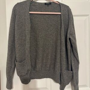 Grey babaton cashmere blend cardigan
